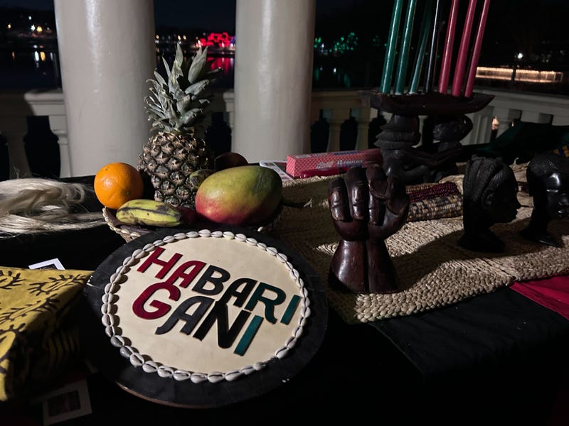 The Kwanzaa greeting, "Habari gani?"