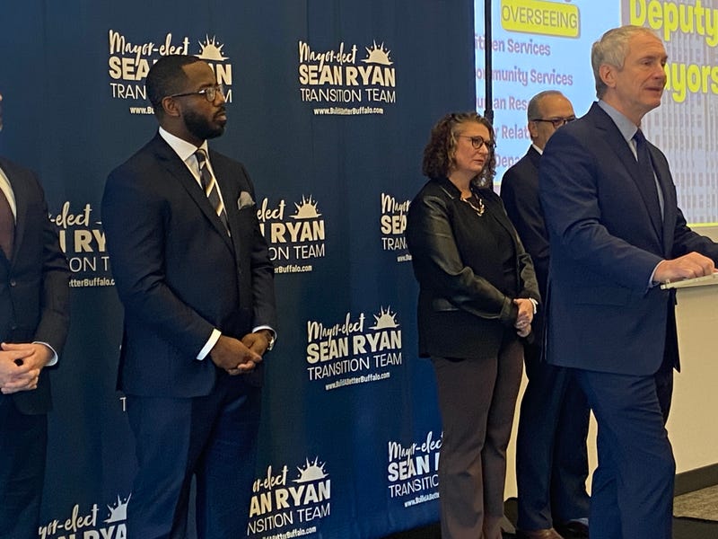 Sean Ryan names four deputy mayors to his administrative team.