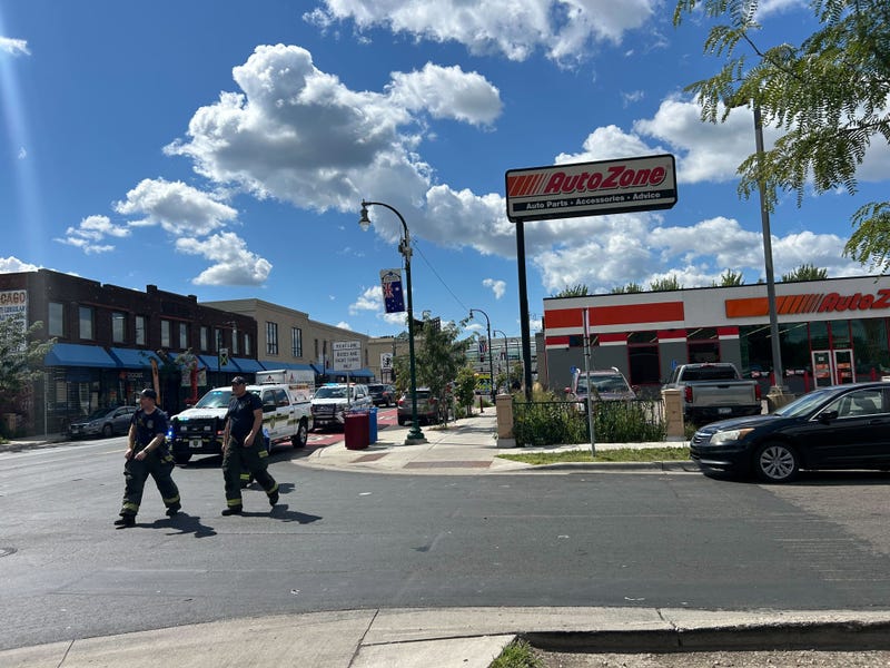 Minneapolis Police are on the scene of a shooting in South Minneapolis near 31st and Clinton near an AutoZone.