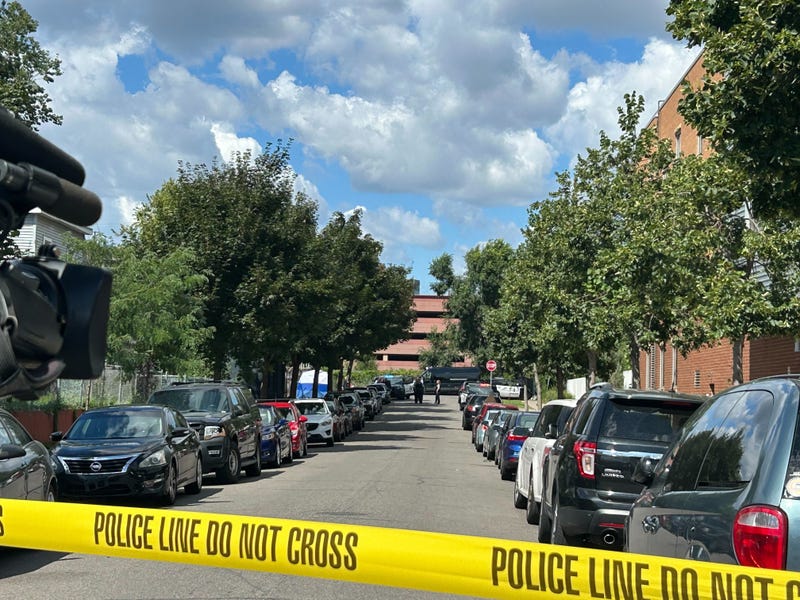 The scene in south Minneapolis Tuesday afternoon, after the first of three deadly shootings in the city in less than 24 hours.