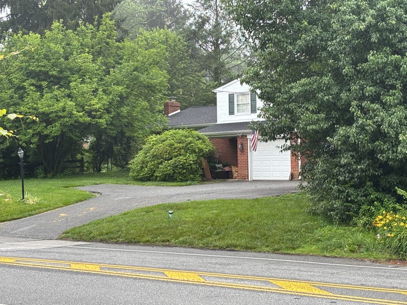 The home of Kevin Krebs in Malvern, where police said they found a pipe bomb on June 16, 2025.