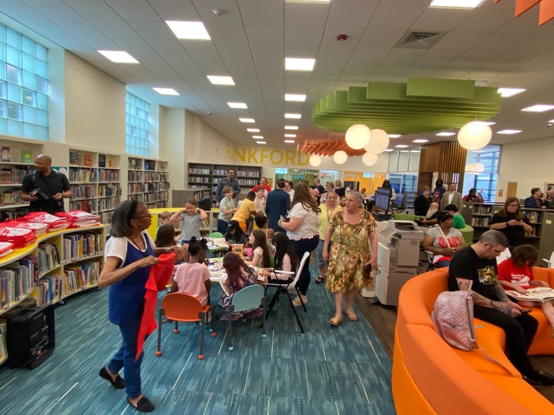 Frankford Library, a cornerstone of the community, reopens after more than 2 years of renovations