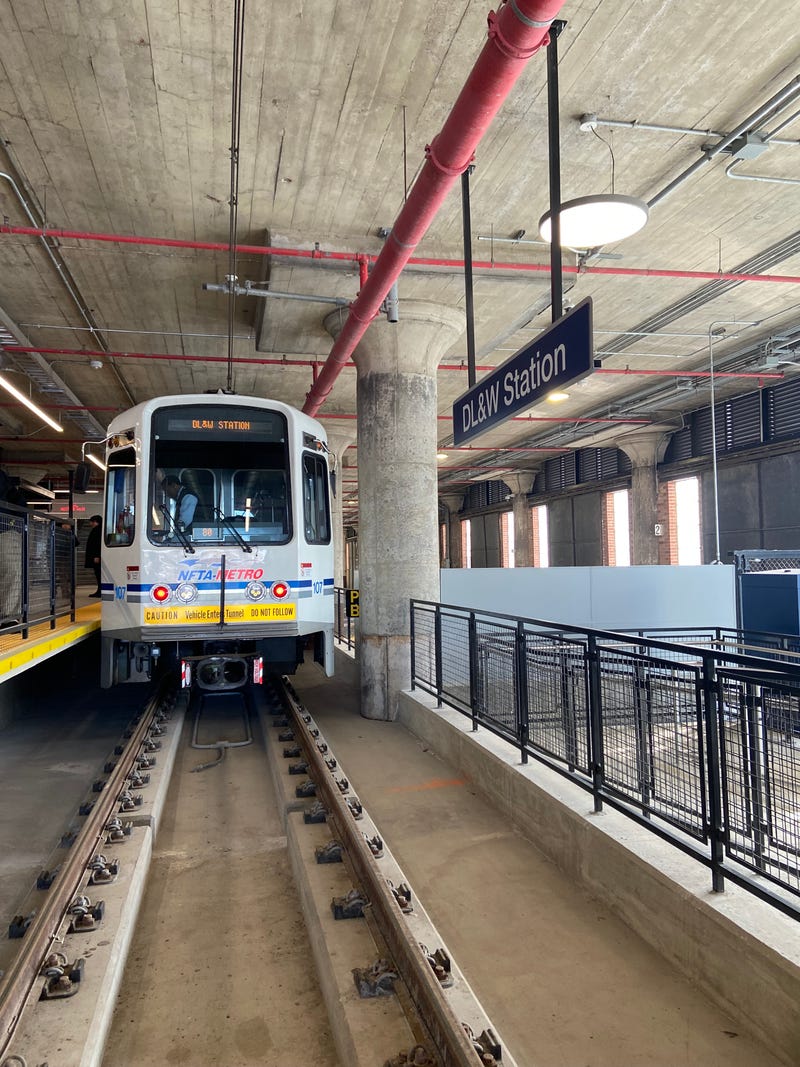 The NFTA Metro Rail DLW Terminal opened on Dec. 8.