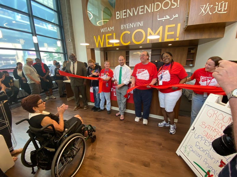 Frankford Library, a cornerstone of the community, reopens after more than 2 years of renovations