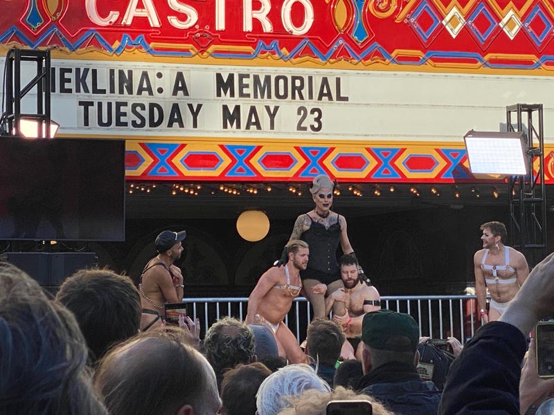 The city closed down the entire street to allow room for the public memorial, as drag queens performed and gatherers celebrated Heklina’s life. The Drag Queen Extraordinaire passed away suddenly on April 3 in London, devastating SF’s drag and queer community.