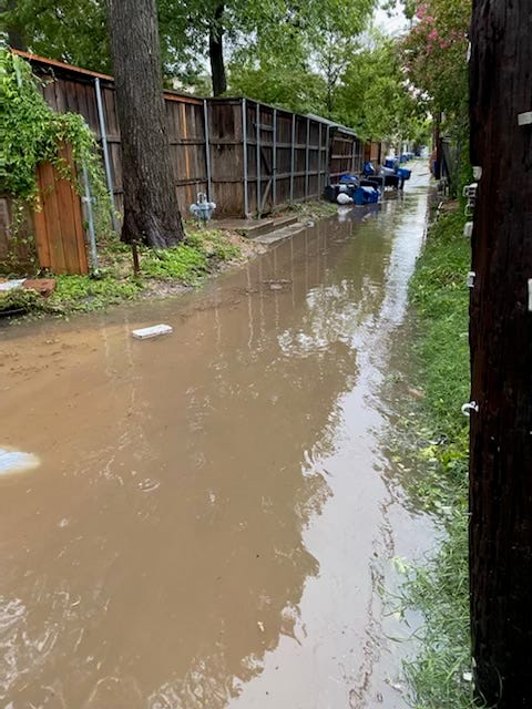 Flooding in M Streets