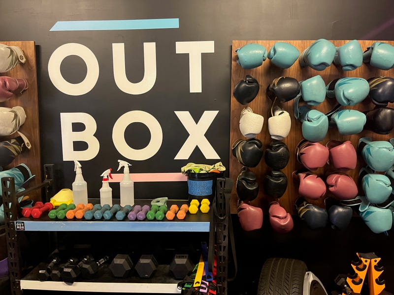 OutBox LGBTQ+ Boxing & Fitness, a queer boxing gym in Williamsburg, Brooklyn.