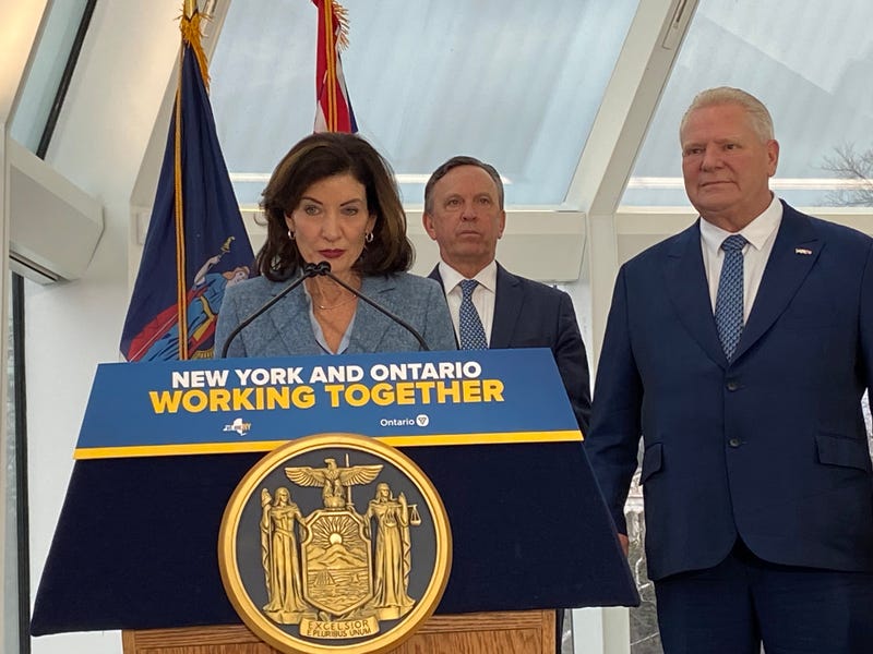 Kathy Hochul and Doug Ford