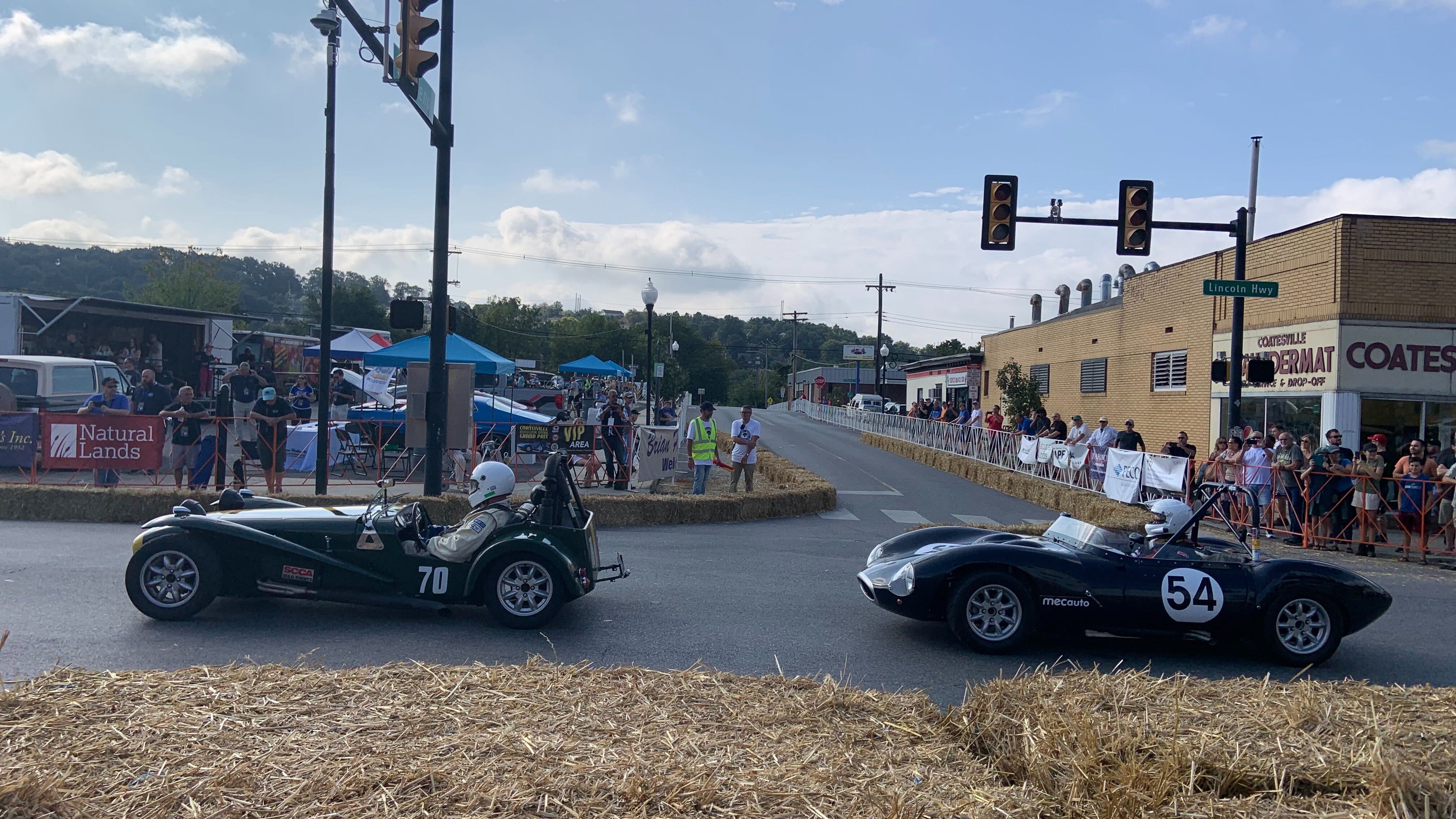 Vintage racers burn rubber at Coatesville fundraiser