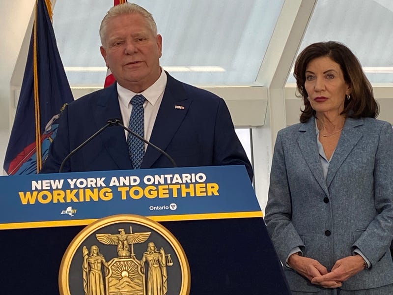 Doug Ford and Kathy Hochul