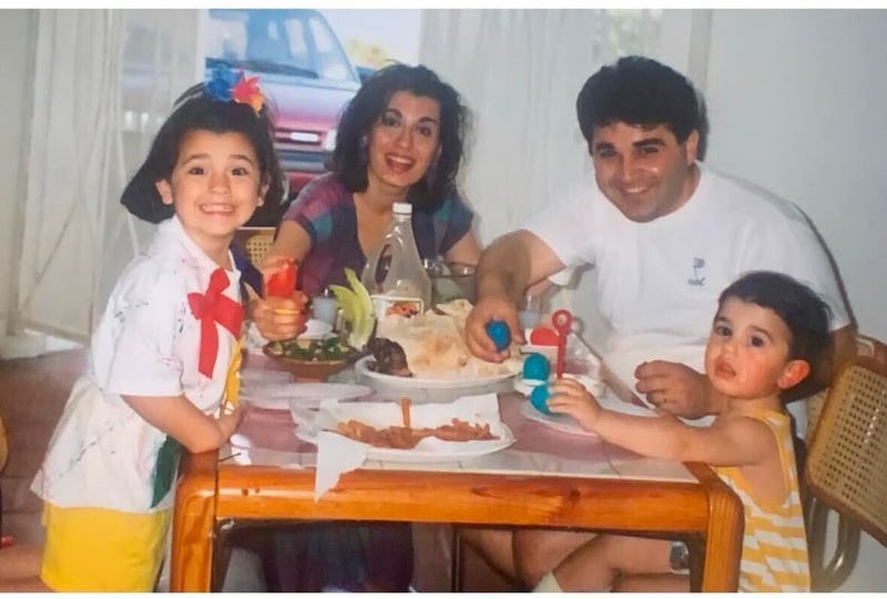 KNX News' Nataly Tavidian and family 