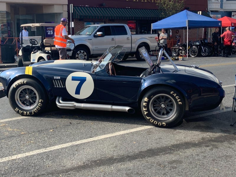 A vintage roadster on display at Coatesville's Invitational Vintage Grand Prix.
