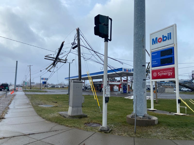 Downed power lines