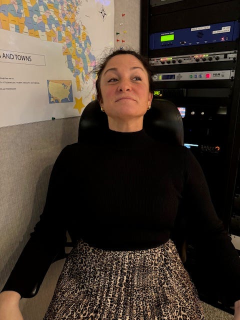 Kendra is dressed like The Godfather today