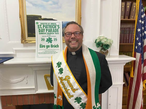 2025 Buffalo St. Patrick's Day parade Grand Marshal Fr. Dave Richards