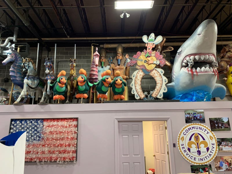 St. Louis VP Parade floats