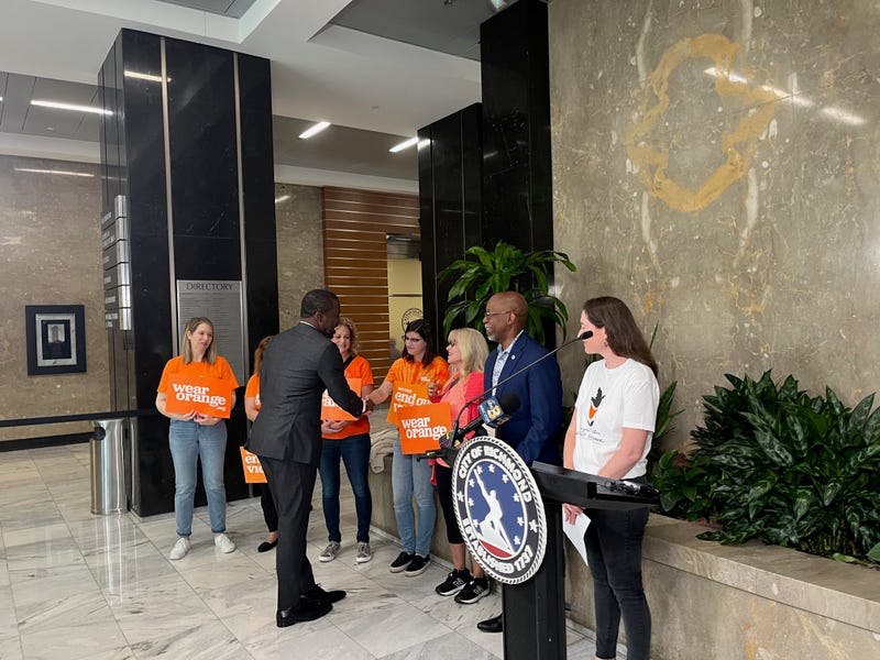 Mayor Stoney held an event with the non-profit groups on Tuesday