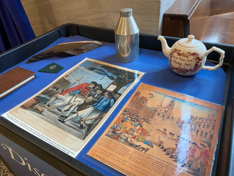 A display at the Museum of the American Revolution.