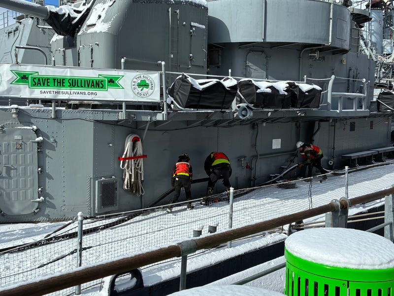 Remediation work on USS The Sullivans