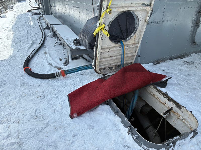 Remediation work on the USS The Sullivans