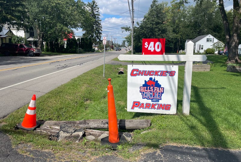 Chuckie's Parking Lot along Abbott Road