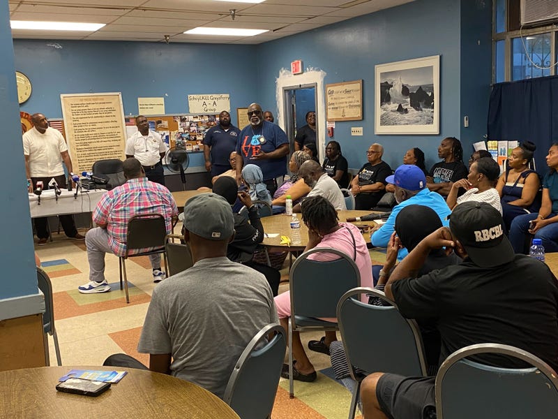 Neighbors said they are “living in fear” since Monday’s deadly mass shooting in Grays Ferry. At a tense town hall meeting Thursday evening, they called on the city to do more to end gun violence.