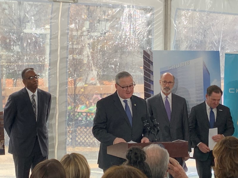 Speakers at the Chubb Philly launch