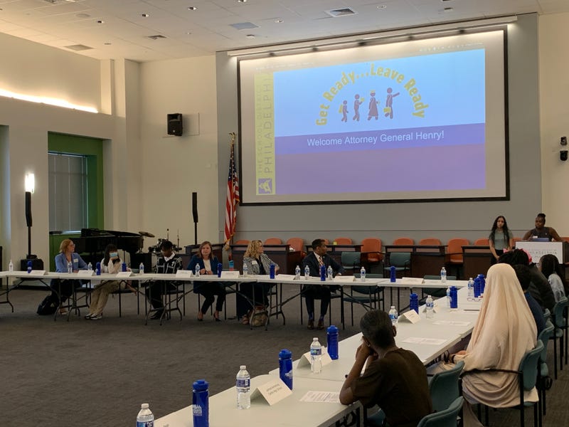 Philadelphia high school students met with the state attorney general Friday