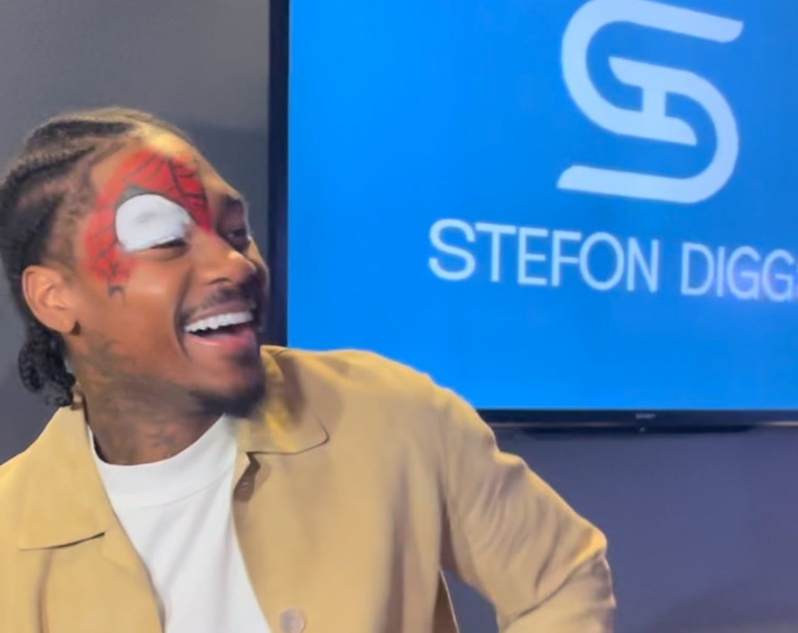 Stefon Diggs hosts party bringing cold weather essentials and plenty of cheer to local kids