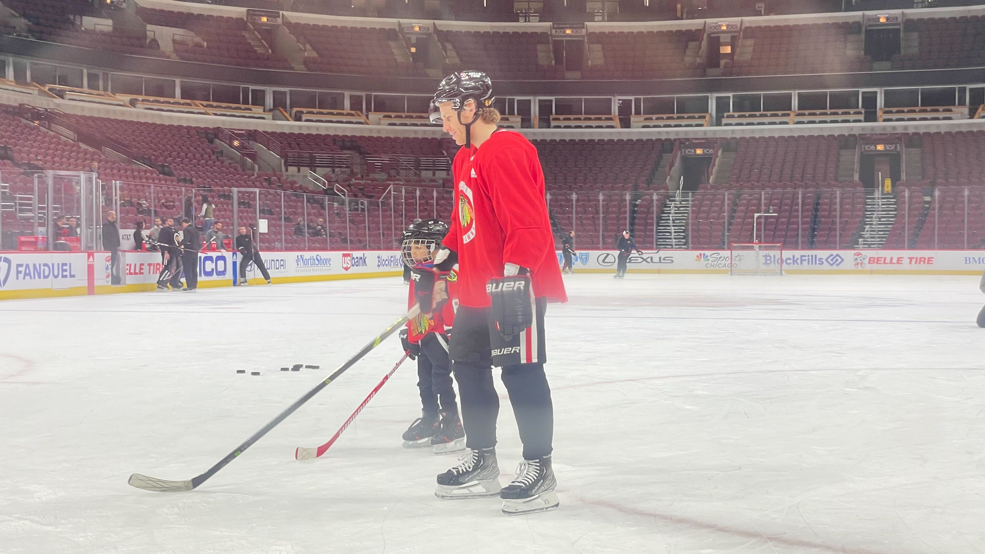 Boy who bounced back from cancer gets VIP treatment from Blackhawks