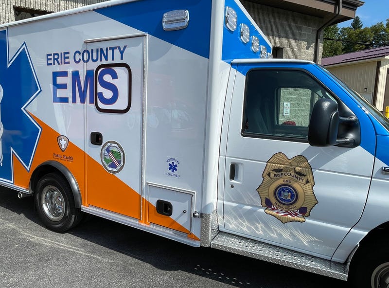 Erie County EMS ambulance
