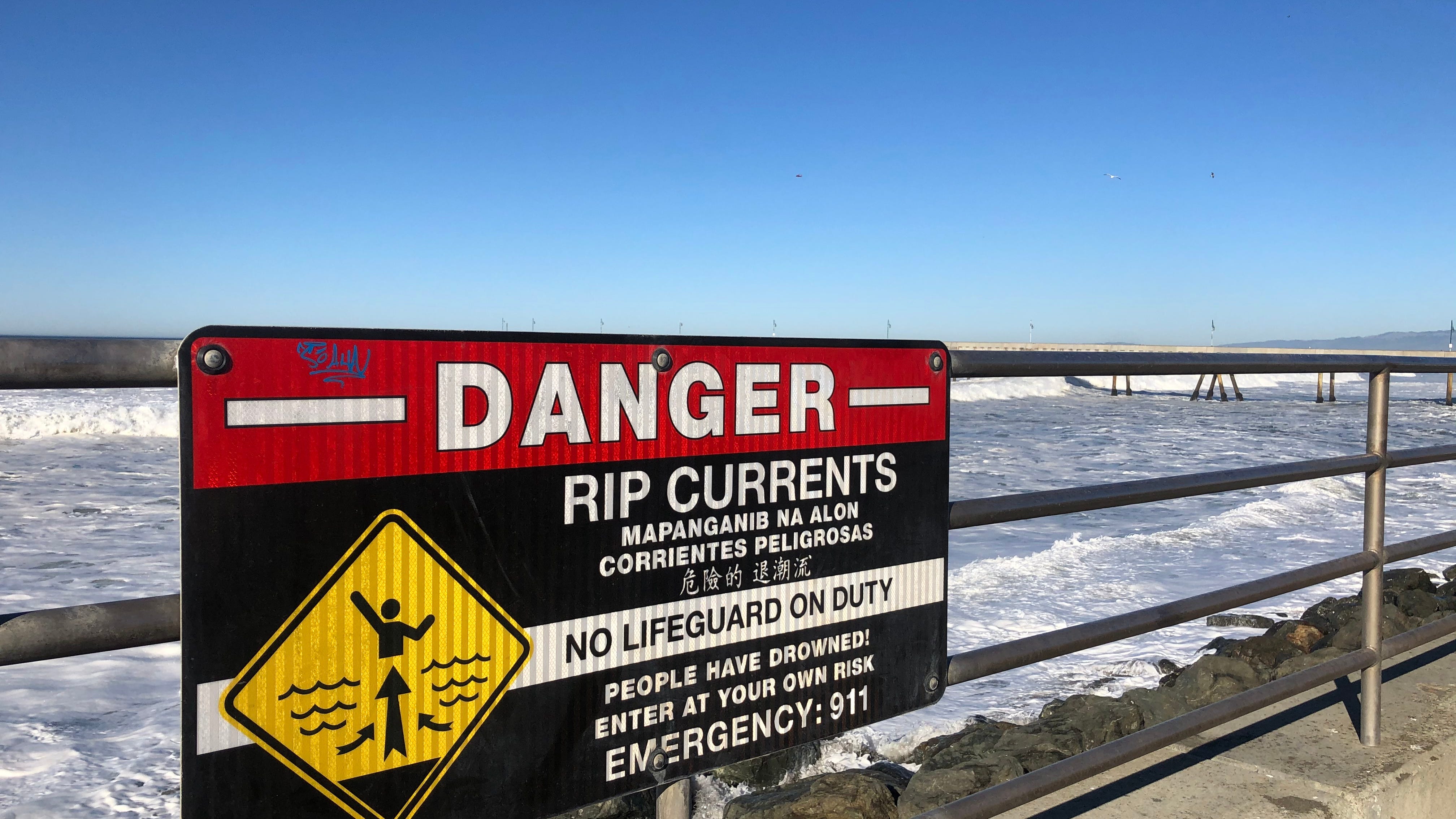 Crews suspend search for man swept away by large waves in Pacifica