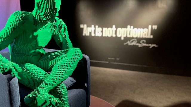 The Art of Brick: Millions of LEGOs create contemporary art