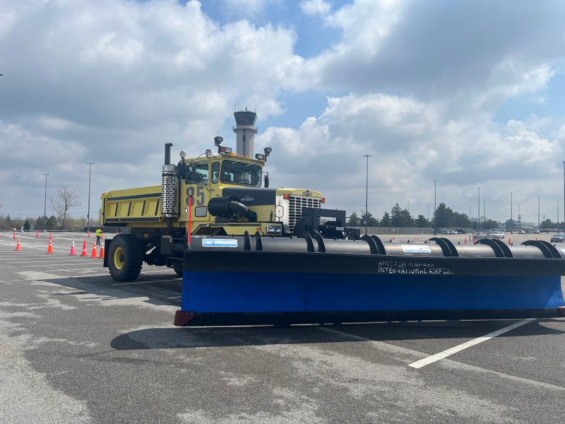 The 55th Annual Snow Symposium at Buffalo Niagara International includes a "Snowplow Rodeo" obstacle course, a fun start to the final day of the event. 