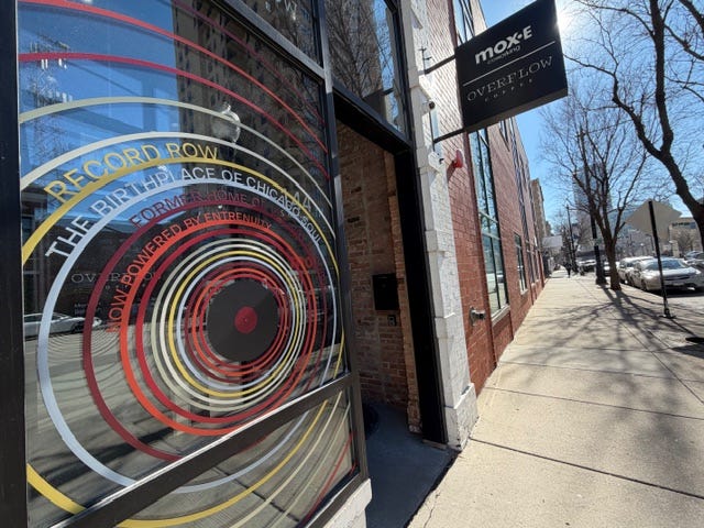 The former home of Vee Jay Records at 1449 S. Michigan Avenue