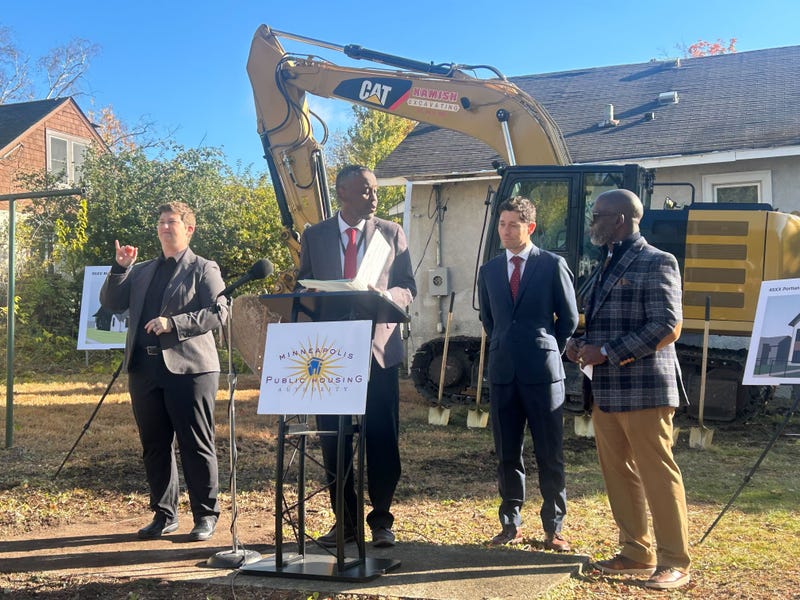 The Minneapolis Public Housing Authority broke ground on a new triplex and a duplex, partially funded by the city’s housing tax levy.