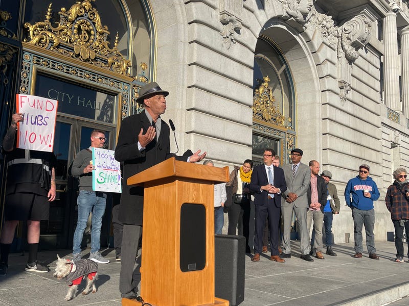 Tenderloin community leaders speak out against the city's closure of the Tenderloin Center.