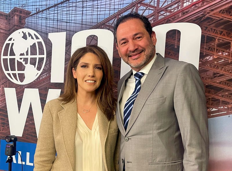 1010 WINS anchor Lynda Lopez interviewed mayoral candidate Joseph Hernandez