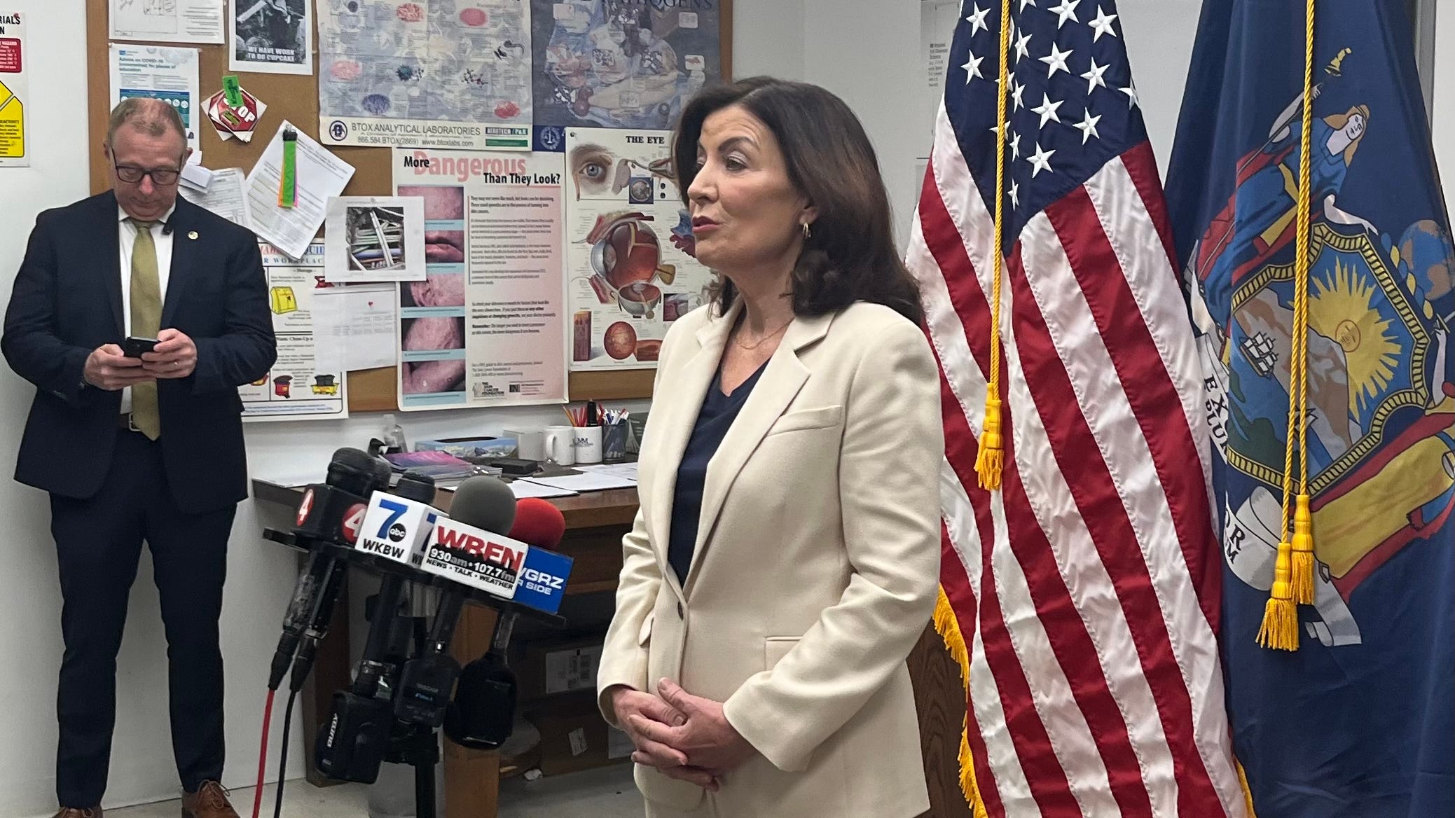 NYS Senate Minority Leader seeks to prevent migrants from seeking asylum in SUNY school dorms through legislation