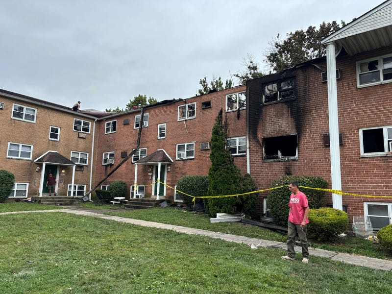 Fire at Bristol Township apartment building injures 3 firefighters, resident