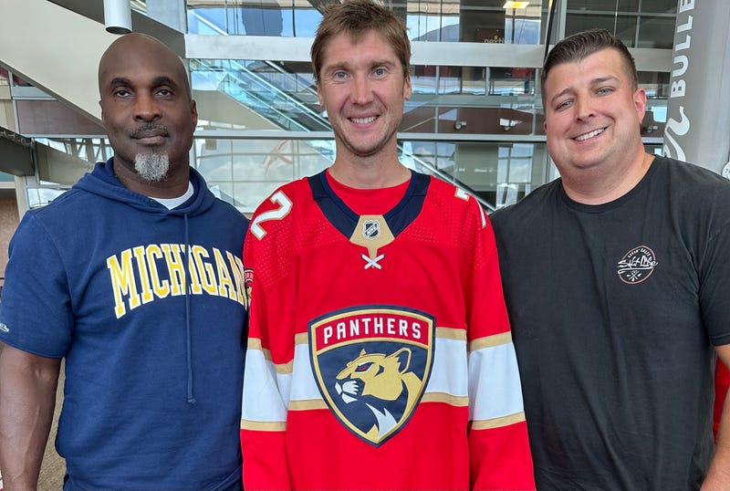 Sergei Bobrovsky joins Tobin and Leroy