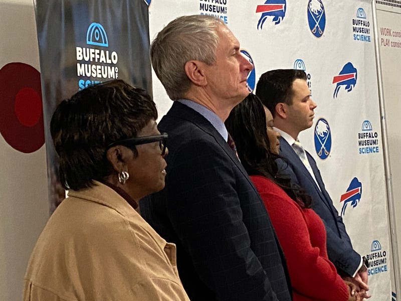 Crystal Peoples-Stokes and Sean Ryan