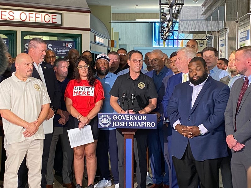 Gov. Josh Shapiro urges GOP-led Senate to pass mass transit funding. 
