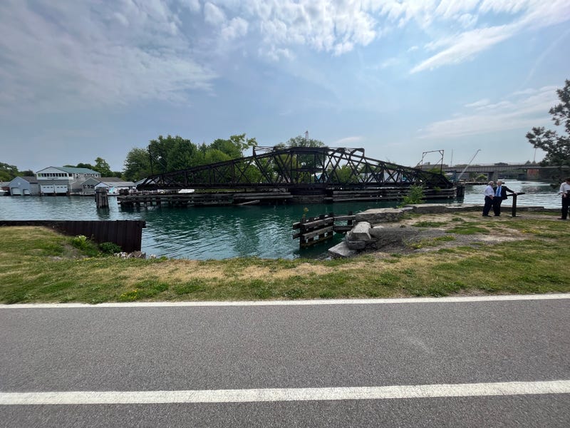 The Tonawanda Swing Bridge located near the Empire State Trail. This will be the site for a scenic overlook project. 06/15/2023