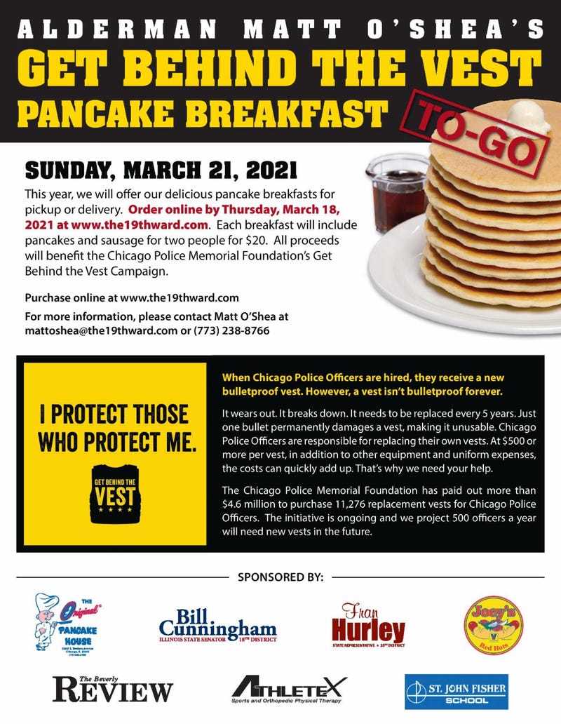 Get Behind the Vest Pancake Breakfast