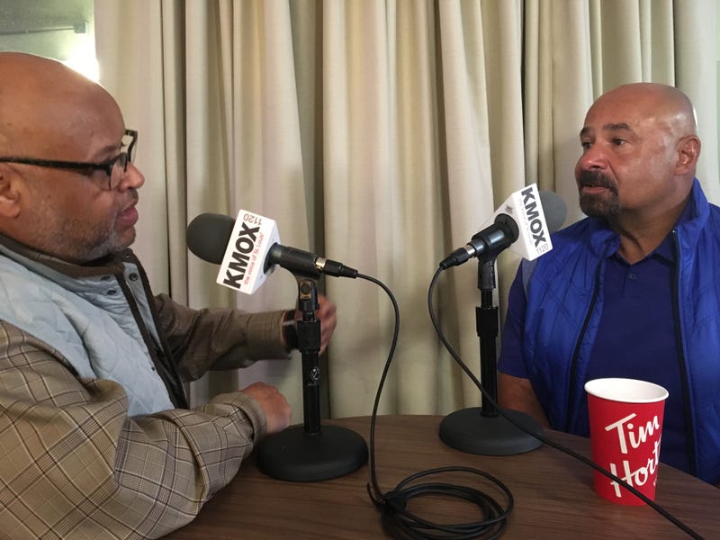 Mike Claiborne with NHL Hall of Famer Grant Fuhr