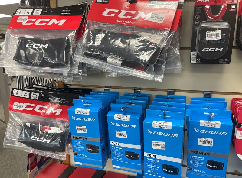 Hockey neck guards