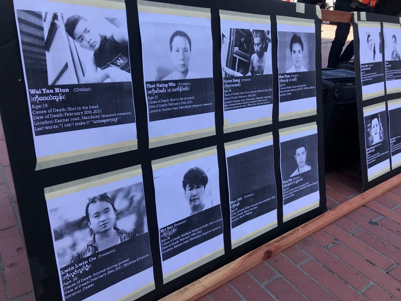 Honoring protestors, Keith Menconi, KCBS Radio