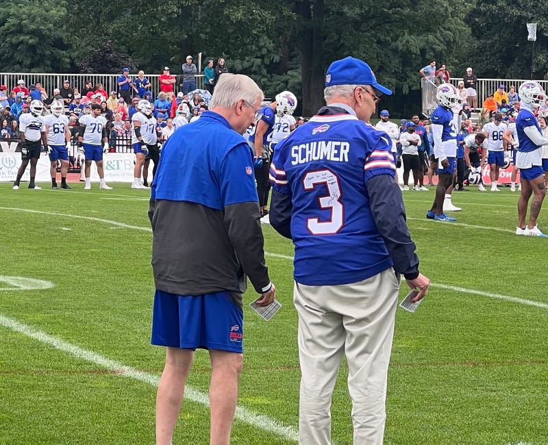 Terry Pegula and Chuck Schumer