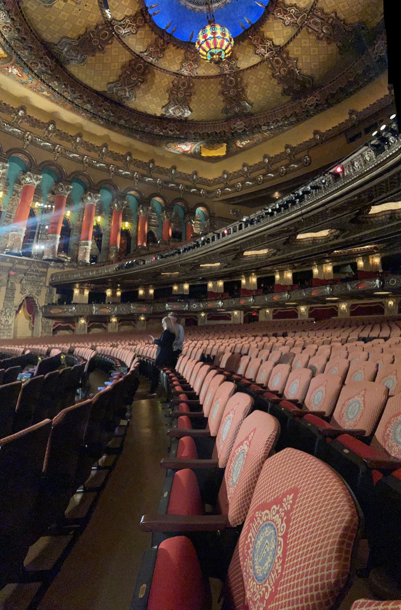 New seats inside Fox Theater